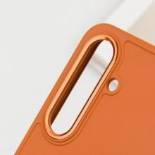 TPU чохол Bonbon Metal Style для Samsung Galaxy S24 / S25 – Помаранчевий