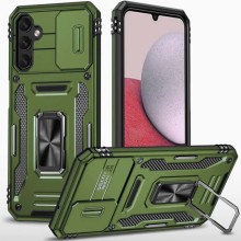 Ударостійкий чохол Camshield Army Ring для Samsung Galaxy S24 – Оливковий