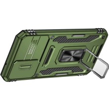Ударостійкий чохол Camshield Army Ring для Samsung Galaxy S24 – Оливковий