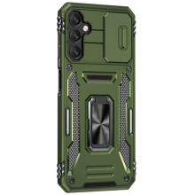 Ударостійкий чохол Camshield Army Ring для Samsung Galaxy S24 – Оливковий