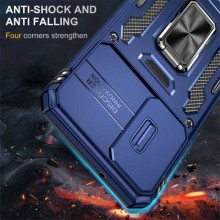 Ударостійкий чохол Camshield Army Ring для Samsung Galaxy S24 – Синій