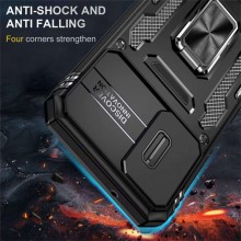 Ударостійкий чохол Camshield Army Ring для Samsung Galaxy S24 – Чорний