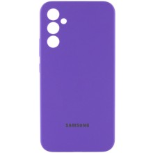 Чохол Silicone Cover Lakshmi Full Camera (AAA) with Logo для Samsung Galaxy S24 – Фіолетовий