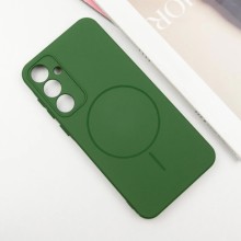 Чохол Silicone Cover Lakshmi Full Camera (AA) with MagFit для Samsung Galaxy S24 – Зелений
