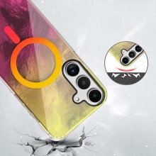 Чехол TPU Shiny Mountain (MagFit) для Samsung Galaxy S24 – Желтый