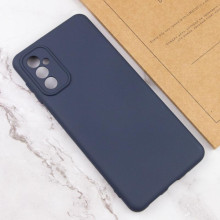 Чехол TPU GETMAN Liquid Silk Full Camera для Samsung Galaxy S24 – Синий