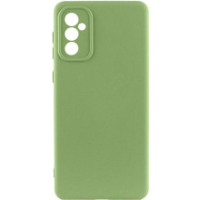 Чехол TPU GETMAN Liquid Silk Full Camera для Samsung Galaxy S24 – Зеленый