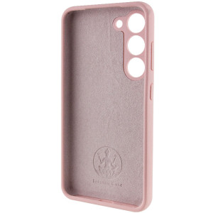 Чохол Silicone Cover Lakshmi Full Camera (AAA) with Logo для Samsung Galaxy S24 – Рожевий
