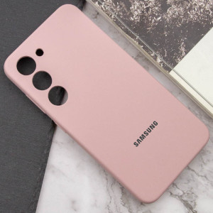 Чохол Silicone Cover Lakshmi Full Camera (AAA) with Logo для Samsung Galaxy S24 – Рожевий
