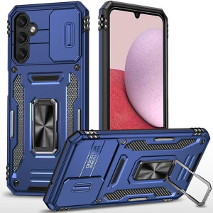 Ударостійкий чохол Camshield Army Ring для Samsung Galaxy S24 (Синій)
