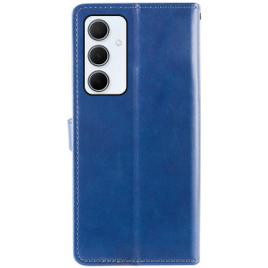 Кожаный чехол-книжка GETMAN Gallant (PU) для Samsung Galaxy S24 – Синий