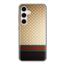 Чехлы Бренд GUCCI для Samsung Galaxy S24 – Фон Гуччи