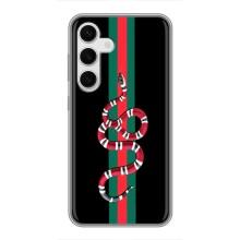 Чехлы Бренд GUCCI для Samsung Galaxy S24 – Змей Гуччи