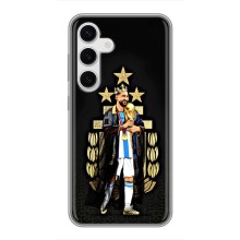 Чехлы для Samsung Galaxy S24 (Leo чемпион) (AlphaPrint) (Месси Король)