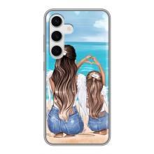 Чехлы для МАМЫ на Samsung Galaxy S24 – Мама и дочь