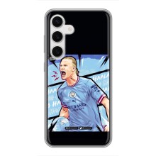 Чехлы с футболистом Ерлинг Холанд для Samsung Galaxy S24 (AlphaPrint) (гол Эрлинг Холланд)