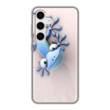 Чехлы с изображением разных животных для Samsung Galaxy S24 (Геккон)