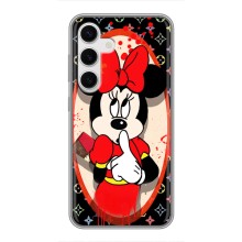 Чехол Disney Mouse Samsung Galaxy S24 (PREMIUMPrint) (Минни Маус ЛВ)