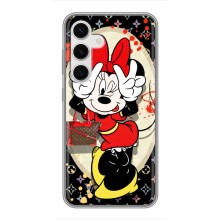 Чехол Disney Mouse Samsung Galaxy S24 (PREMIUMPrint) (Минни peace)