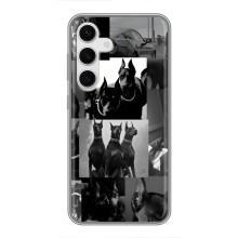 Чохол ДОБЕРМАН  для Samsung Galaxy S24 – Колаж Доберман