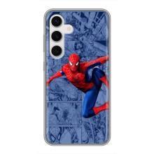 Силиконовый Чехол для Samsung Galaxy S24 – Человек Паук