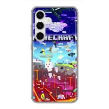 Чехол майнкрафт для Samsung Galaxy S24 – MINECRAFT