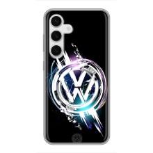 Чехол "Фольксваген" для Samsung Galaxy S24 – Volkswagen на черном