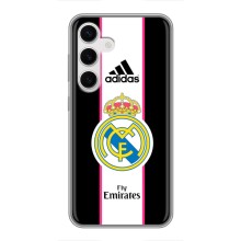 Чехол для Samsung Galaxy S24 с принтом (Лого Real Madrid)