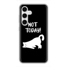 Бампер с изображением Котиков для Самсунг С24 (Not Today)