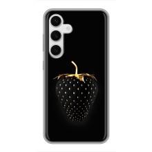 Чохол з зображенням смачної їжі для Samsung Galaxy S24 – Чорна полуниця