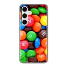 Чохол з зображенням смачної їжі для Samsung Galaxy S24 – Різнокольорові M&M'S