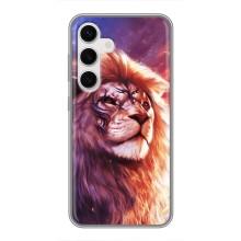 Чехол с картинкой на Samsung Galaxy S24 – Красочный ЛЕВ
