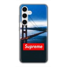 Чехол для Samsung Galaxy S24 с картинкой Supreme (AlphaPrint)