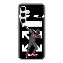 Чехол для Samsung Galaxy S24 с картинкой Supreme (AlphaPrint)