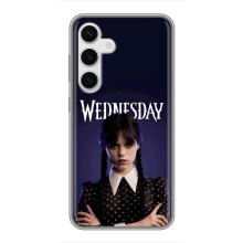 Силиконовый чехол с картинкой для Samsung Galaxy S24 (Wednesday)