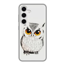 Чохол з пташками на Samsung Galaxy S24 (VPrint) (Мила Сова)