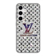 Чохол Стиль Louis Vuitton на Samsung Galaxy S24 (Яскравий LV)