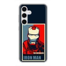 Чохол Супергерой Залізна Людина на Samsung Galaxy S24 – Art Iron man