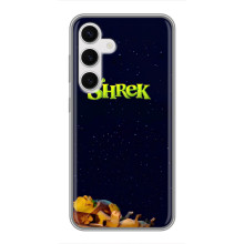 Чохол з мультфільмом Шрек на Samsung Galaxy S24 – Шрек лого