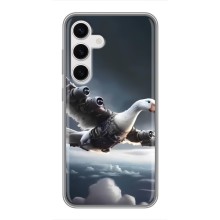 Чехол с мемом Тралалело тралала на Samsung Galaxy S24 (Бомбардини гусини)