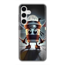 Чехол с мемом Тралалело тралала на Samsung Galaxy S24 (Капучино асасино)