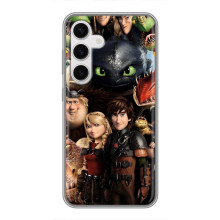 Чехол как приручить дракона на Samsung Galaxy S24 (Персонажи дракона)