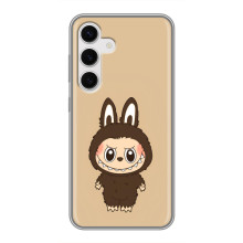 Чехол с Лабубу на Samsung Galaxy S24 (Коричневый Лабубу)