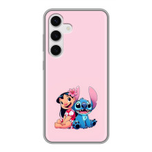 Чохол з принтом Стіч на Samsung Galaxy S24 – Ліло і Стіч