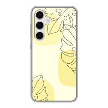 Силконовий чохол з принтом в квітах на Samsung Galaxy S24