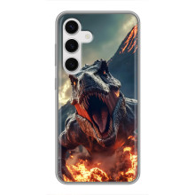 Чехол с картинкой «Хищники» для Samsung Galaxy S24 (Динозавр)