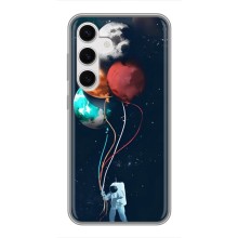 Космічні Чохли для Самсунг Галаксi S24 (VPrint) (Планети кульки)