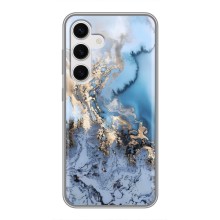 Мраморный чехол на Samsung Galaxy S24 (VPrint) (Нежный мрамор)