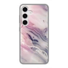 Мраморный чехол на Samsung Galaxy S24 (VPrint) (Пурпурный Мрамор)