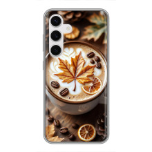 Чохол з унікальним дизайном 'Осінь з кавою' для Samsung Galaxy S24 – Пряна кава